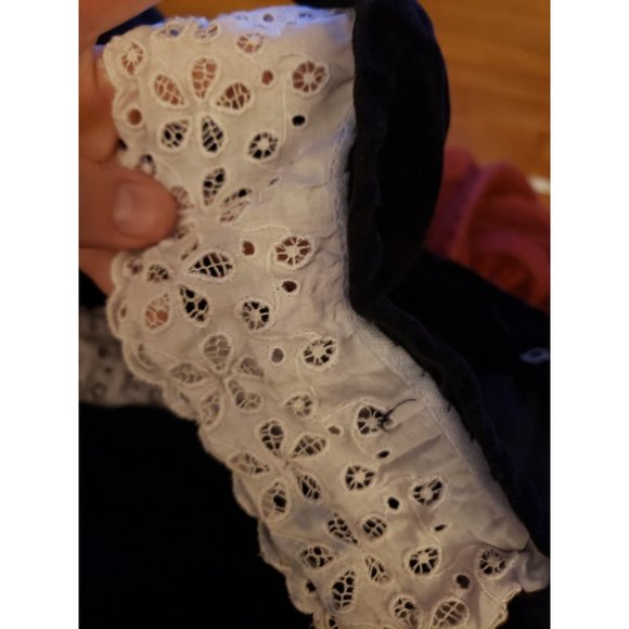 50s Black Velvet Party Dress - Picture 5 of 5